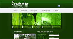 Desktop Screenshot of cunninghamlandscape.com