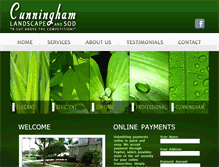 Tablet Screenshot of cunninghamlandscape.com